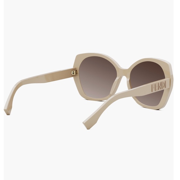 Fendi Lettering 57mm Gradient Butterfly Sunglasses - Picture 11 of 16